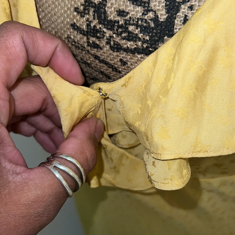 Hatch Yellow Ruffle Maxi Dress - Picture 3 of 6